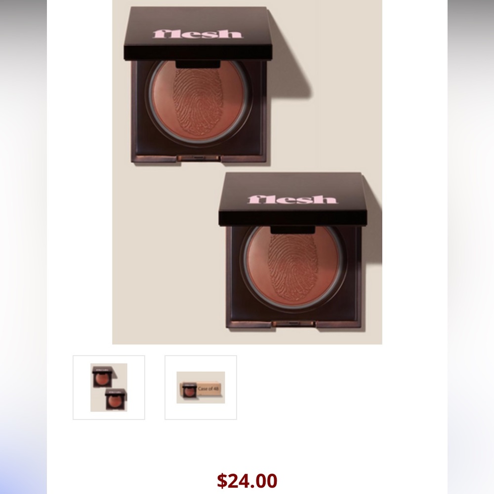 NIB FLESH lip color in Jiggly, 2 pack